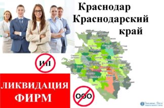 Ликвидация фирм Краснодар